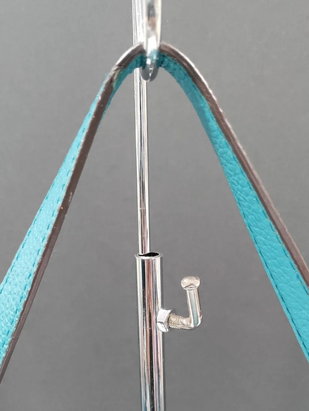 Michael Kors Teal Pebbled Leather Hobo with Gold Hardware